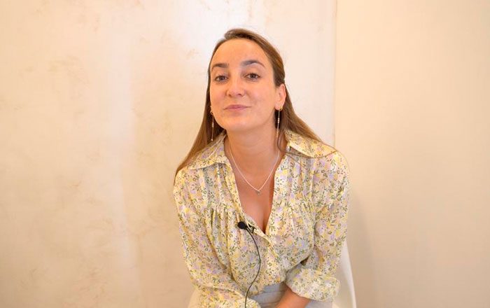 Lucia Pombo en la Clínica Medicina Estética Dra Elena Berezo en la calle velázquez