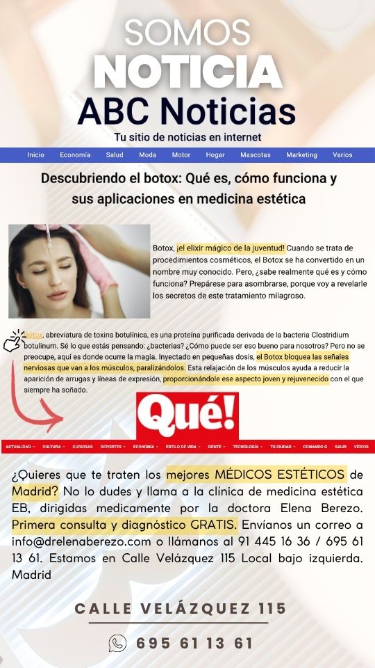 clinica medicina estetica EB en abc noticias y en qué!