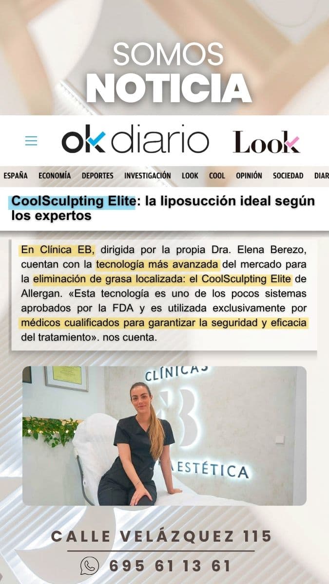 Coolsculpting Elite con EB en OK Diario. Somos noticia