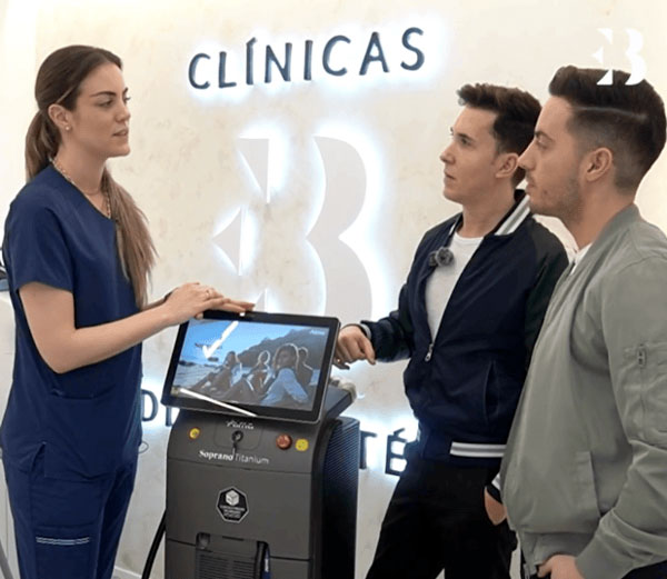 Depilación Láser con Omar y el Láser Soprano Titanium en Clínicas EB