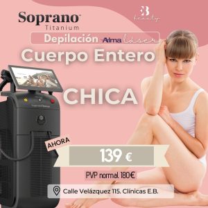 Precio Depilación Láser Cuerpo Mujer