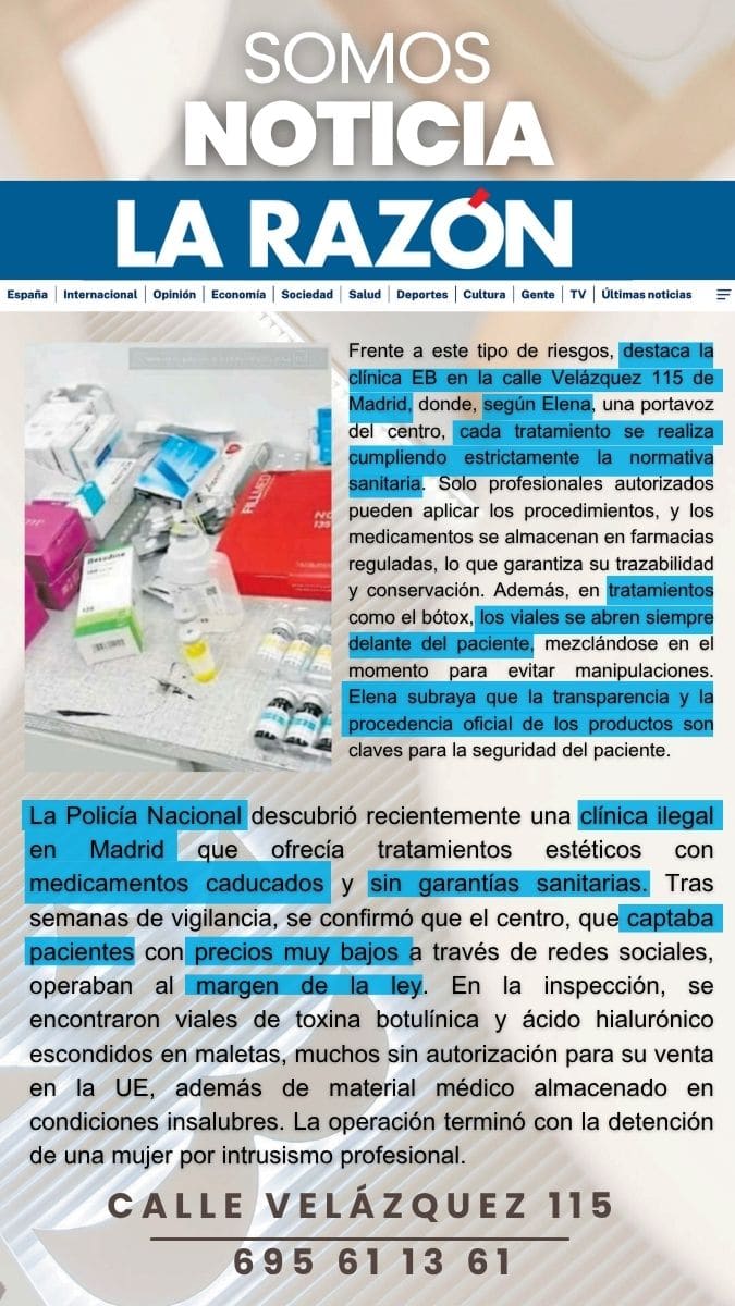 Clinica EB es noticia en La Razón