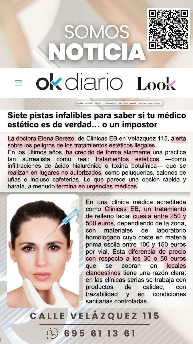 Clínica EB es noticia en ok diario con siete pistas infalibles para detectar si tu médico esta certificado