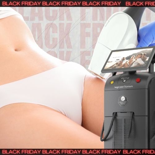 black friday depilación laser zonas mediana