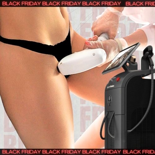 black friday depilación laser piernas enteras ingle