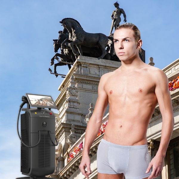 Depilación laser hombre cuerpo entero Laser Soprano Titanium
