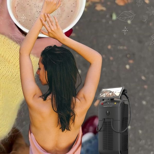 Depilación Láser zona medianas con Soprano Titanium